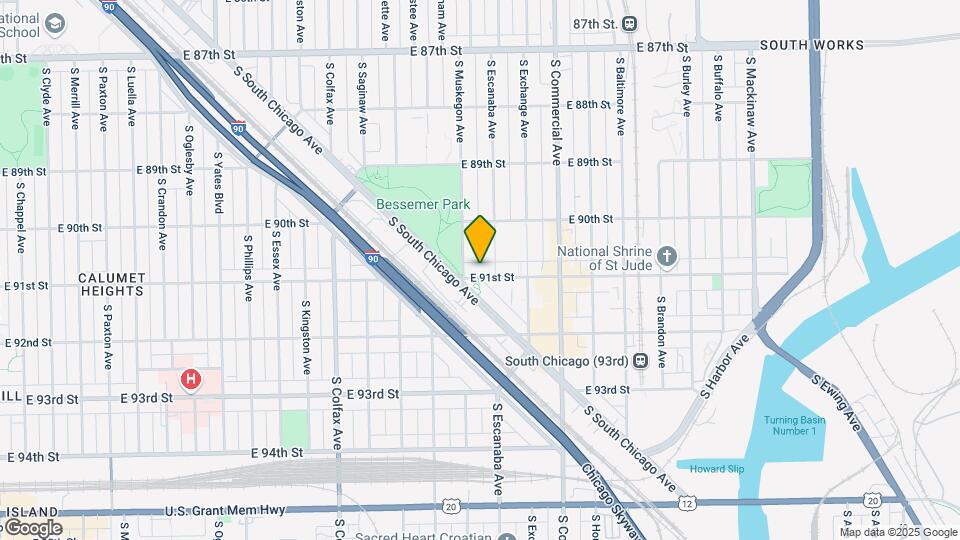 2852 E 91st St Map and Location Details