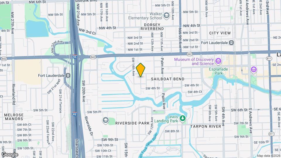 312 SW 14th Ave Map and Location Details