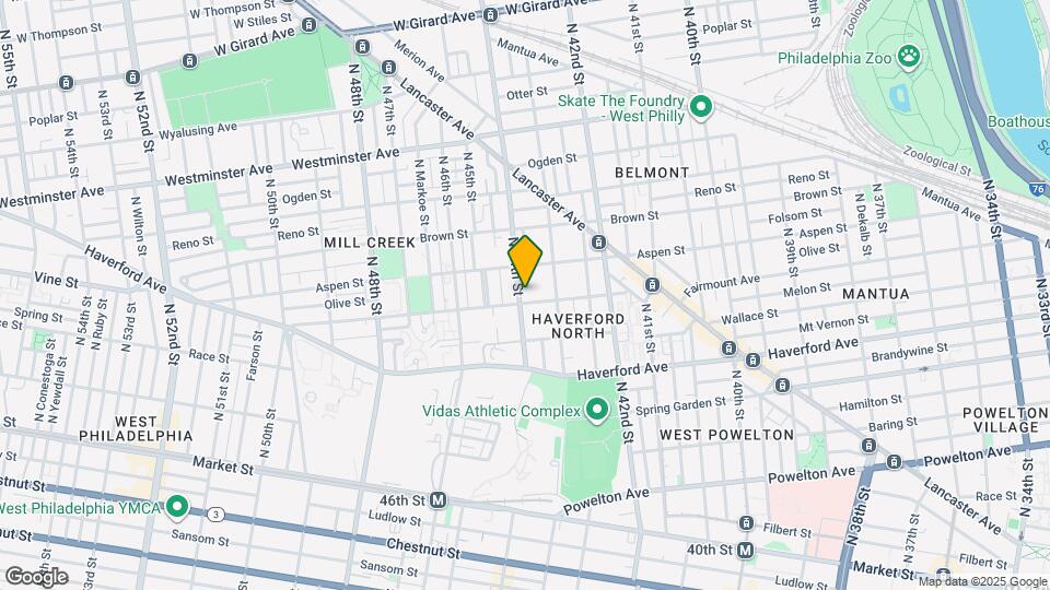 709 N 44th St Map and Location Details