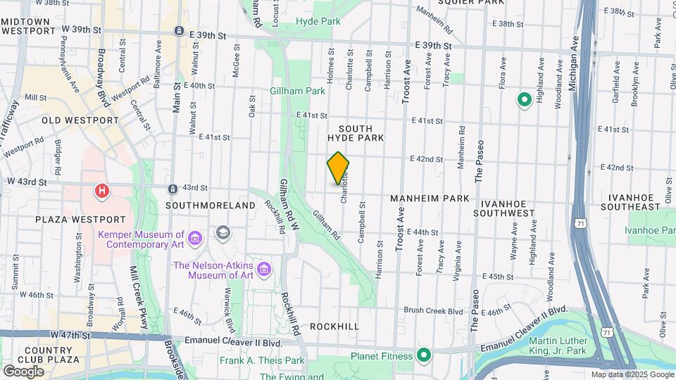 712 E 43rd St Map and Location Details