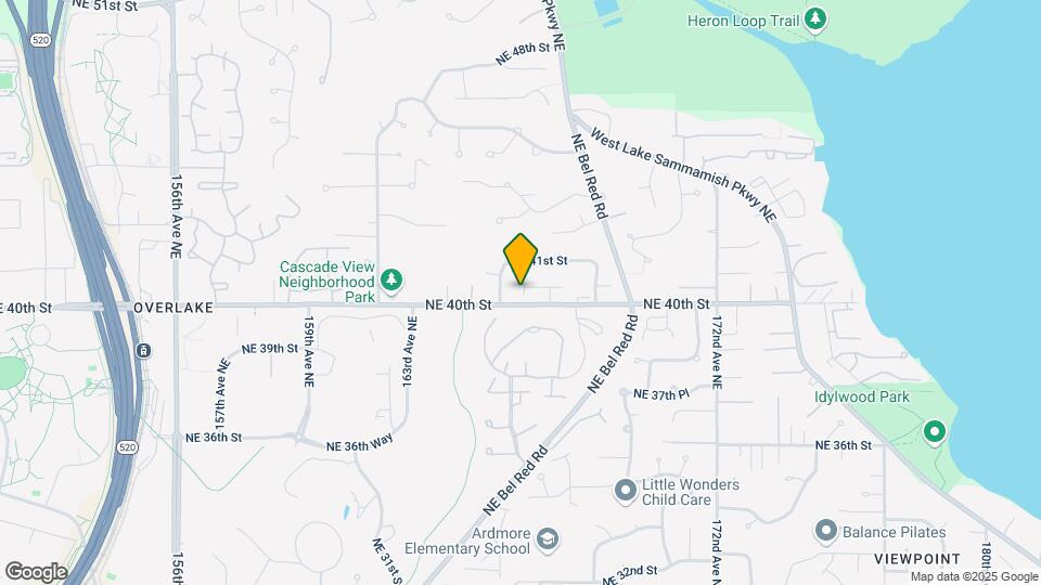 16625 NE 40th Ct Map and Location Details