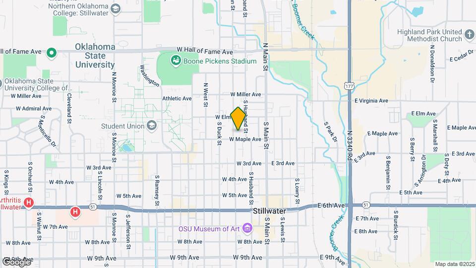 214 W Maple Ave Map and Location Details