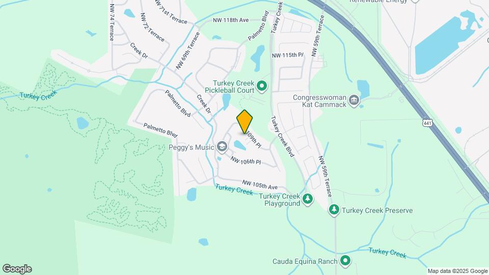 6375 NW 109th Pl Map and Location Details