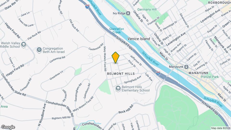 54 Highland Ave Map and Location Details