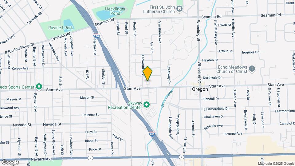 2305 Starr Ave Map and Location Details