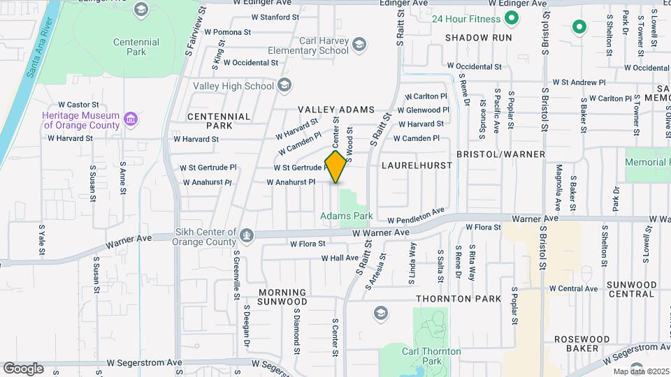 2209 S Center St Map and Location Details