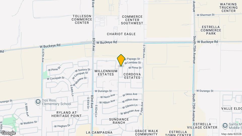 1604 S 80th Ln Map and Location Details