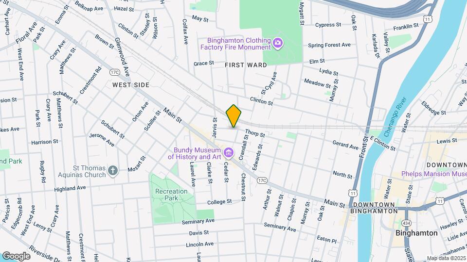 53 Thorp St Map and Location Details