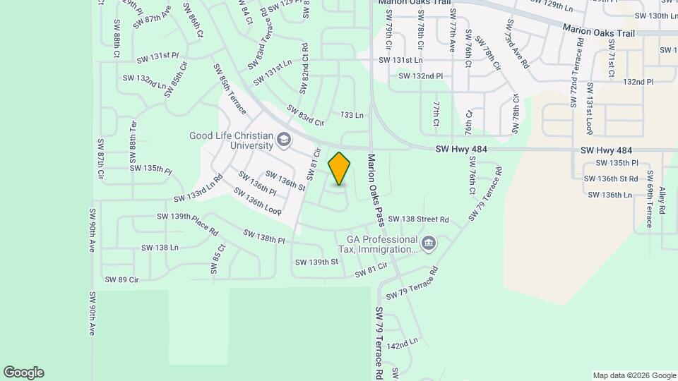 8062 SW 135th Loop Map and Location Details