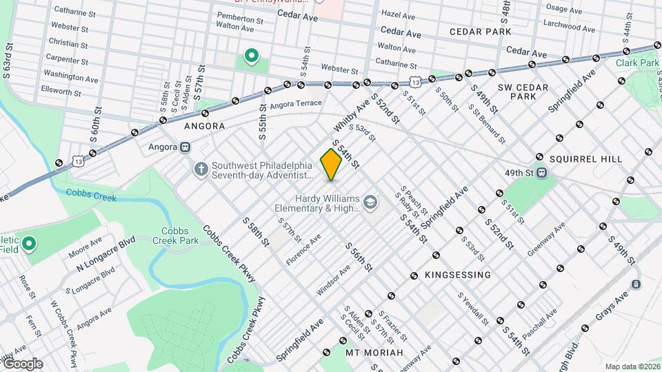 5502 Willows Ave Mapa y Detalles de la Ubicación