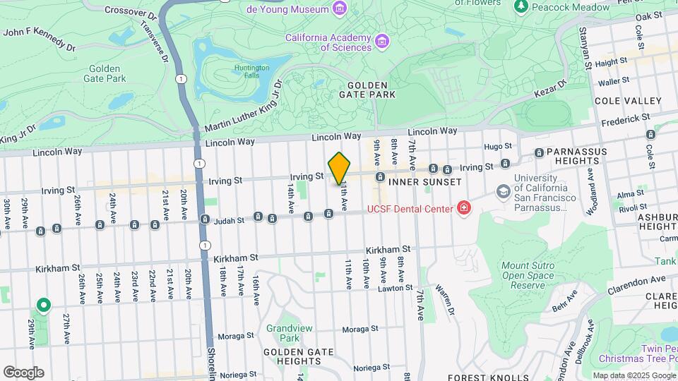 1335 11th Ave Map and Location Details