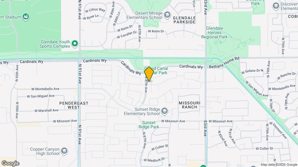 5902 N 86th Dr Map and Location Details