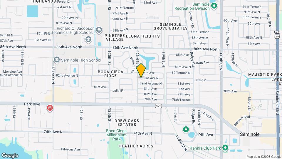 12174 83rd Ave N Map and Location Details