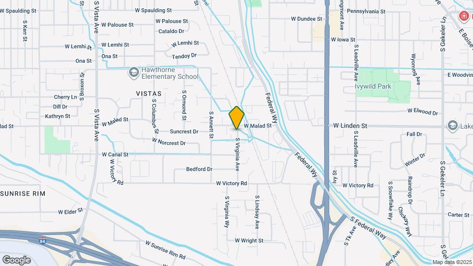2624 S Virginia Ave Map and Location Details