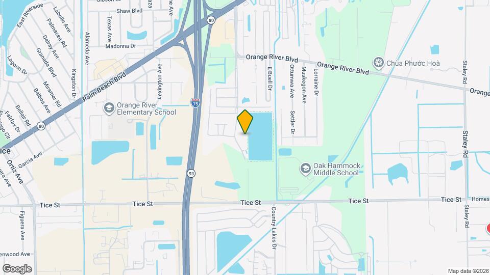 Pine Ridge At Ft Myers Village Condos Map and Location Details