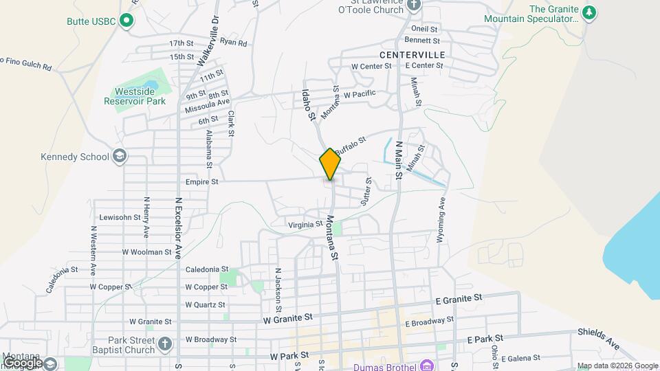 801 N Montana St Map and Location Details