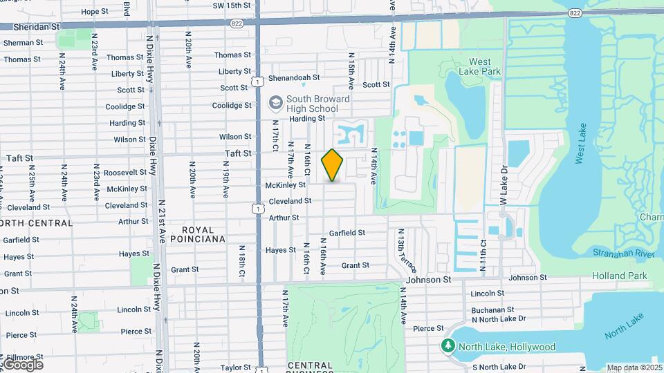 1560 McKinley St, Unit 101W Map and Location Details