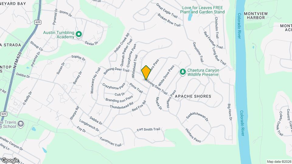 14505 Running Deer Trail Map and Location Details