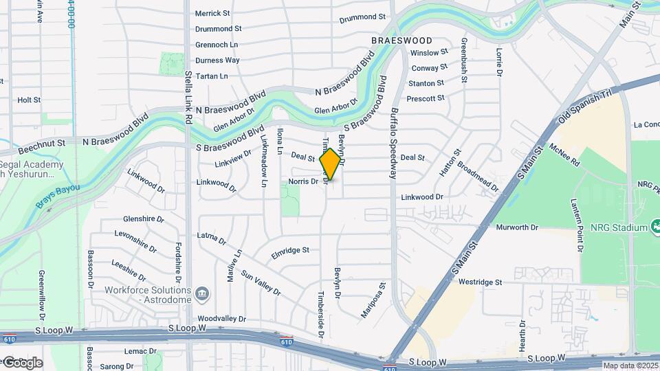 8807 Timberside Dr Map and Location Details