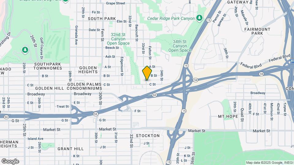 1117 33rd St Map and Location Details
