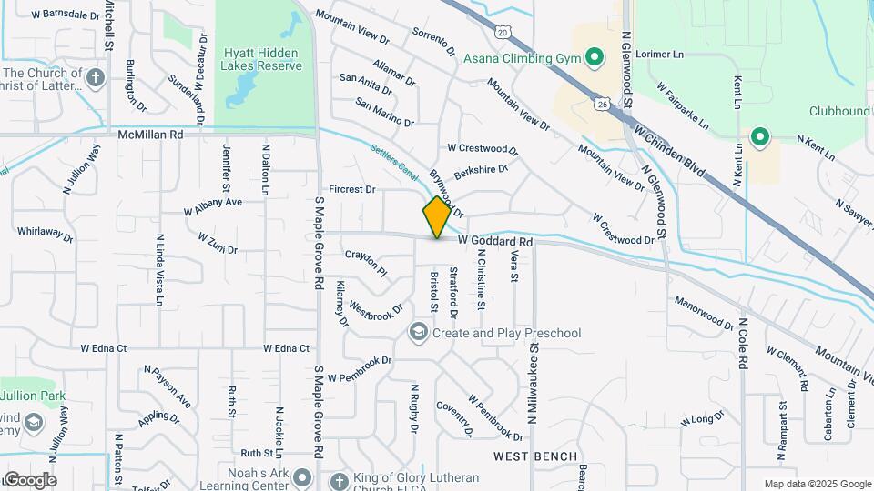 8561 W Goddard Rd Map and Location Details