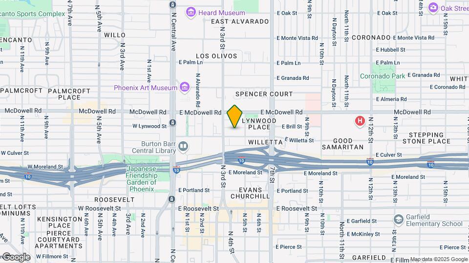 Willetta Apartments Mapa y Detalles de la Ubicación