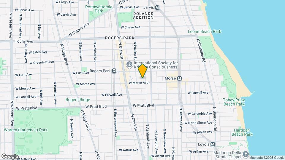 1634 W Morse Ave, Unit 310 Map and Location Details