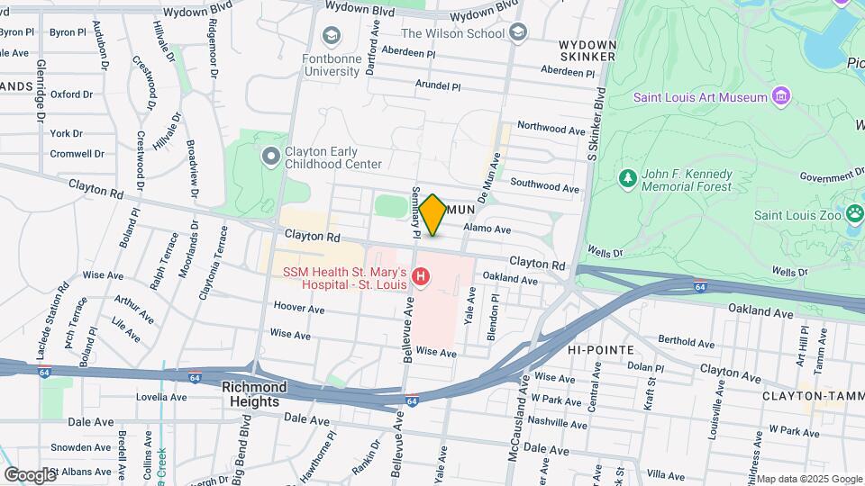6443 Clayton Rd Map and Location Details