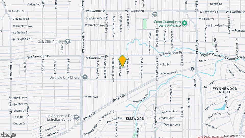 1200 S Brighton Ave, Unit Main House Mapa y Detalles de la Ubicación