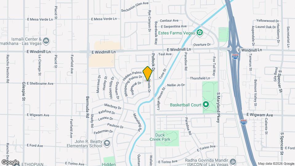 8303 Palmada Dr Map and Location Details