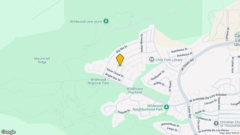 3092 Saddleback Ct Mapa y Detalles de la Ubicación