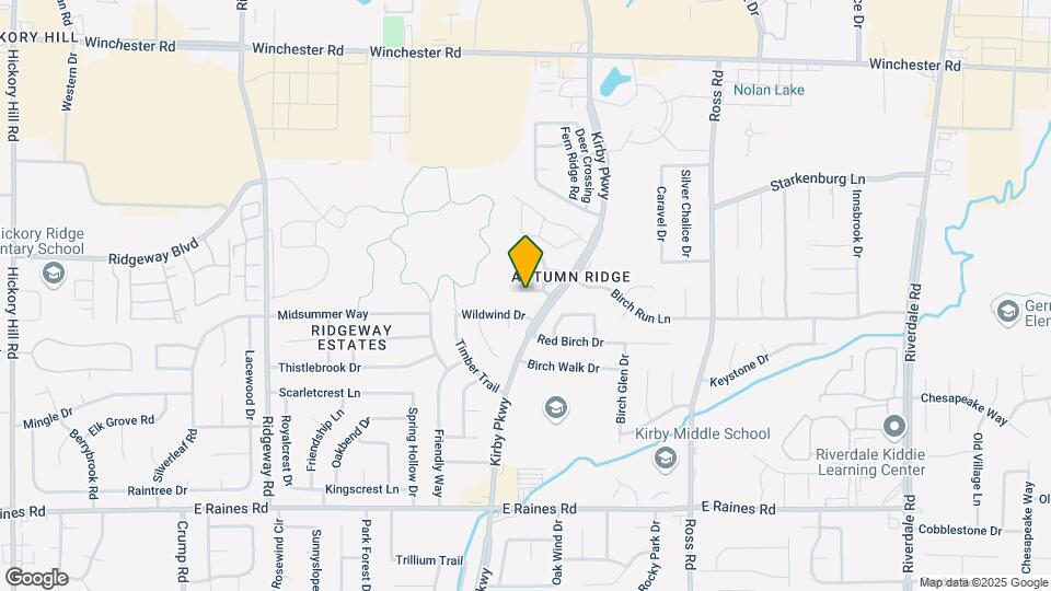 6501 Castle Creek Ln Mapa y Detalles de la Ubicación