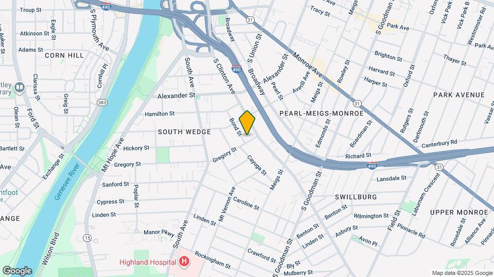 416 Gregory St Map and Location Details