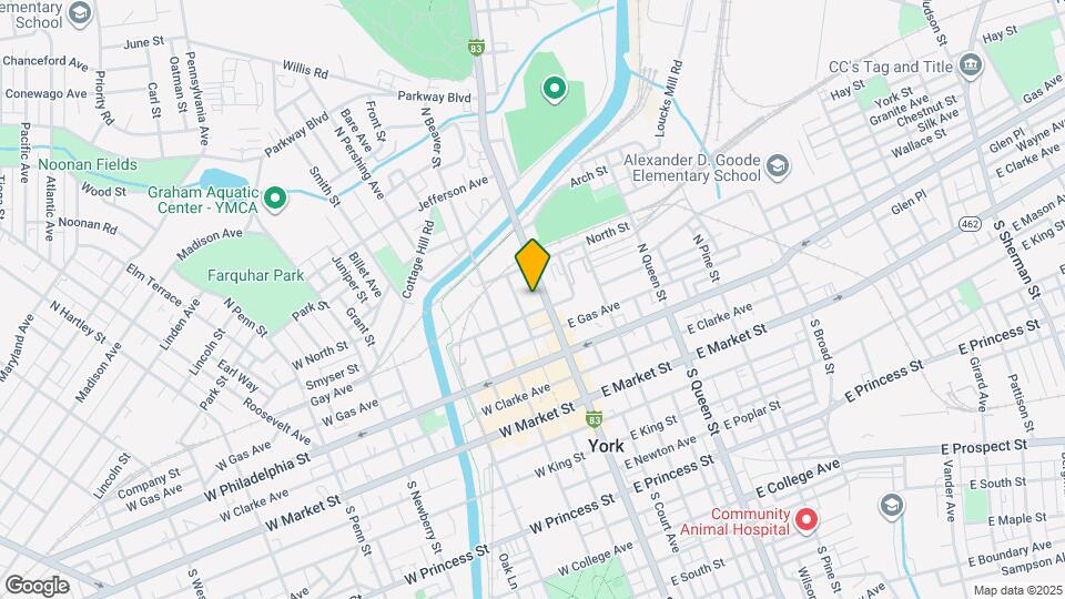 204 N George St Map and Location Details