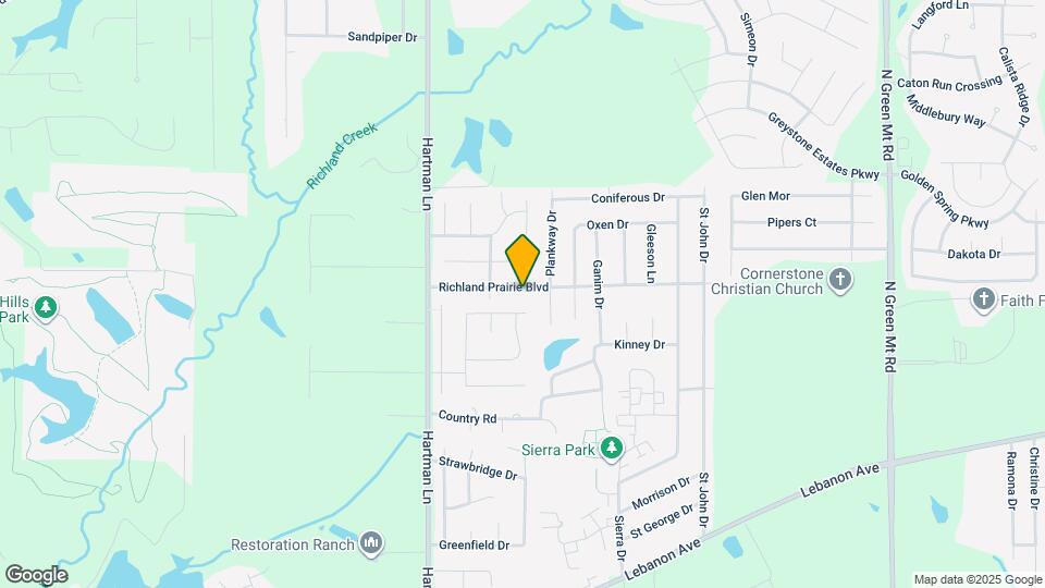 2316 Richland Prairie Blvd Map and Location Details
