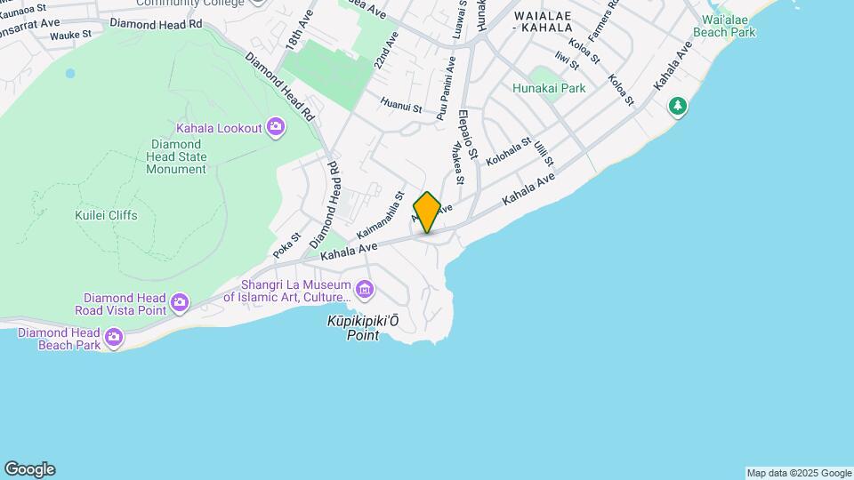 4343 Kahala Ave Map and Location Details