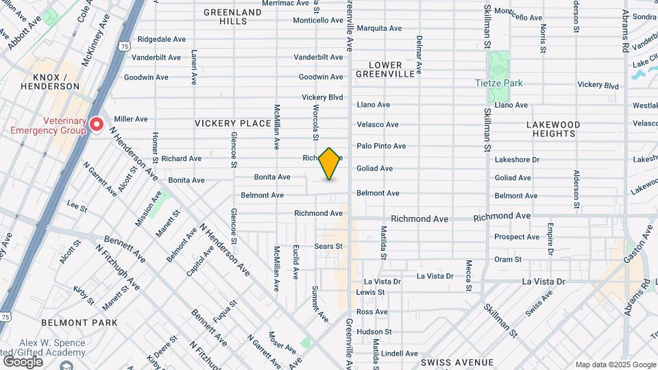 5601 Belmont Ave Map and Location Details