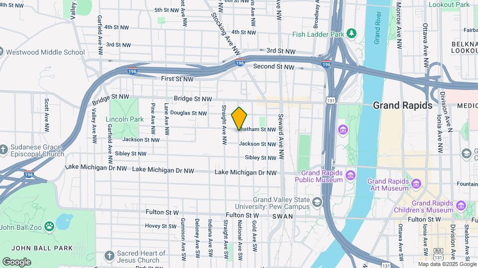 250 National Ave NW Map and Location Details