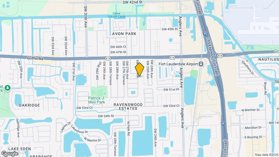 5030 SW 26th Ave Map and Location Details