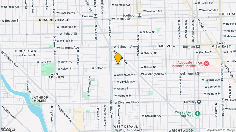 1526 W Nelson St, Unit A06C Map and Location Details