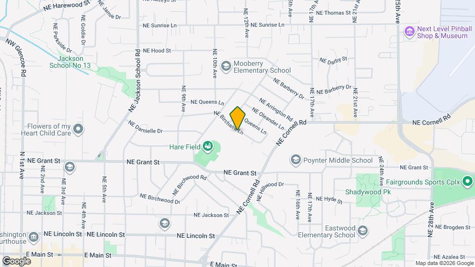 1154 NE Birchaire Ln Map and Location Details