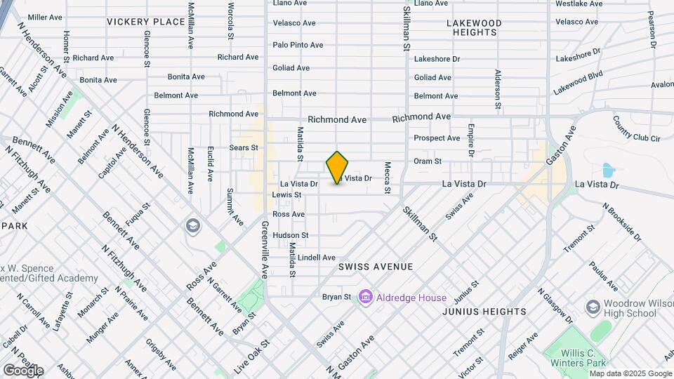5927 Lewis St Map and Location Details