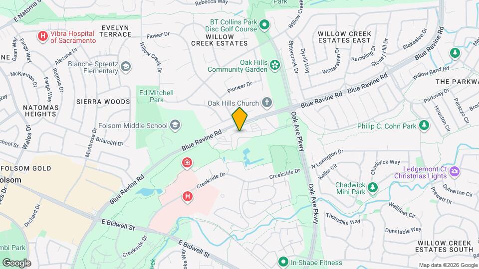 1005 Blue Ravine Rd, Unit 1116 Map and Location Details