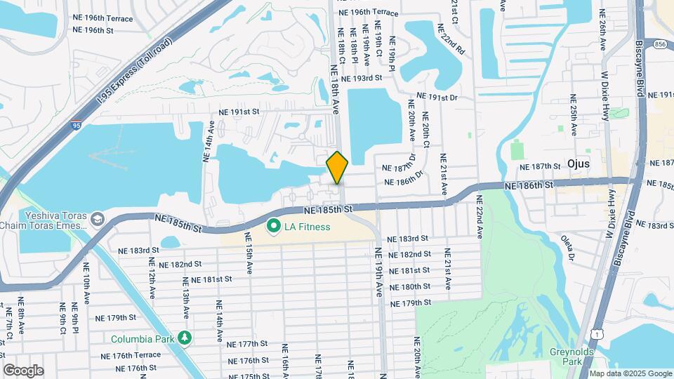 18554 NE 18th Ave Mapa y Detalles de la Ubicación