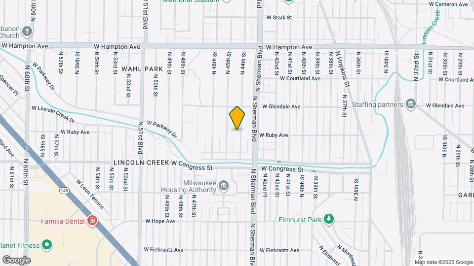 4505 N 44th St Map and Location Details