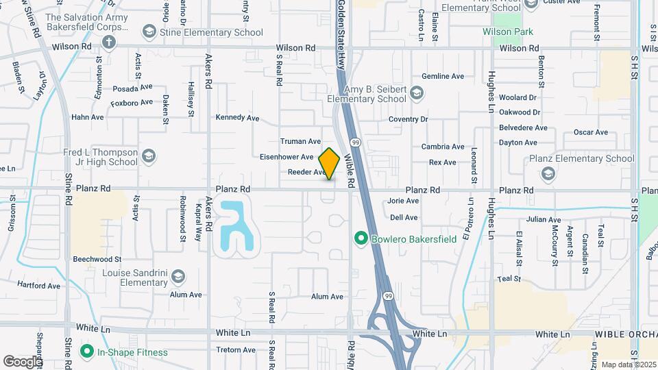 3404 Planz Rd Map and Location Details