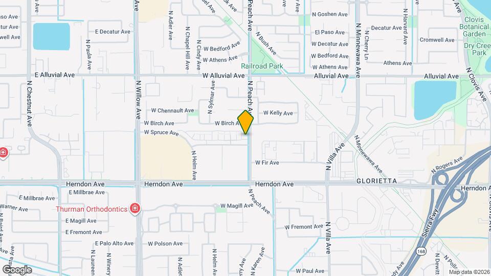 413 W Mahogany Ln Map and Location Details