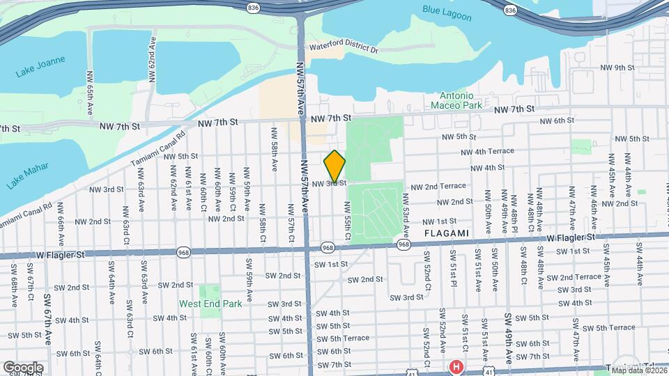 5580 NW 3rd St Map and Location Details