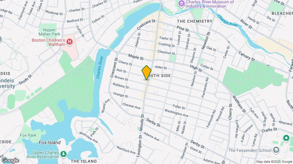 633 Moody St Mapa y Detalles de la Ubicación