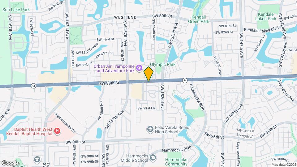 15301 SW 88th Terrace Map and Location Details